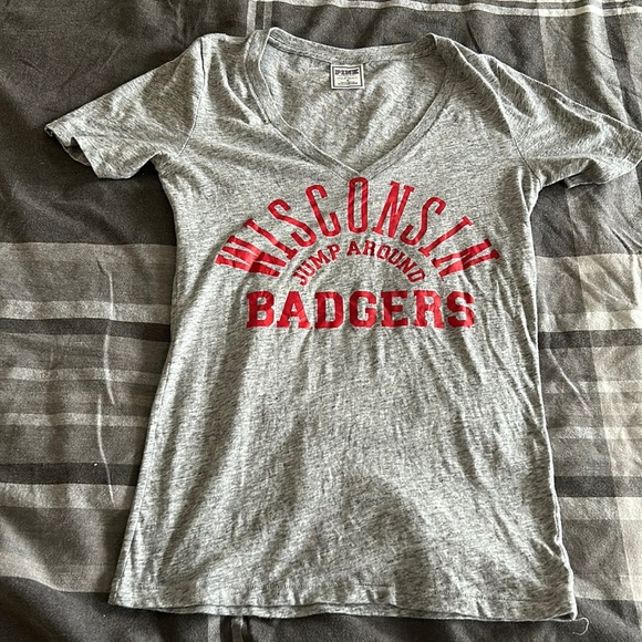 PINK Victoria's Secret Tops - PINK VS Wisconsin Badgers Top